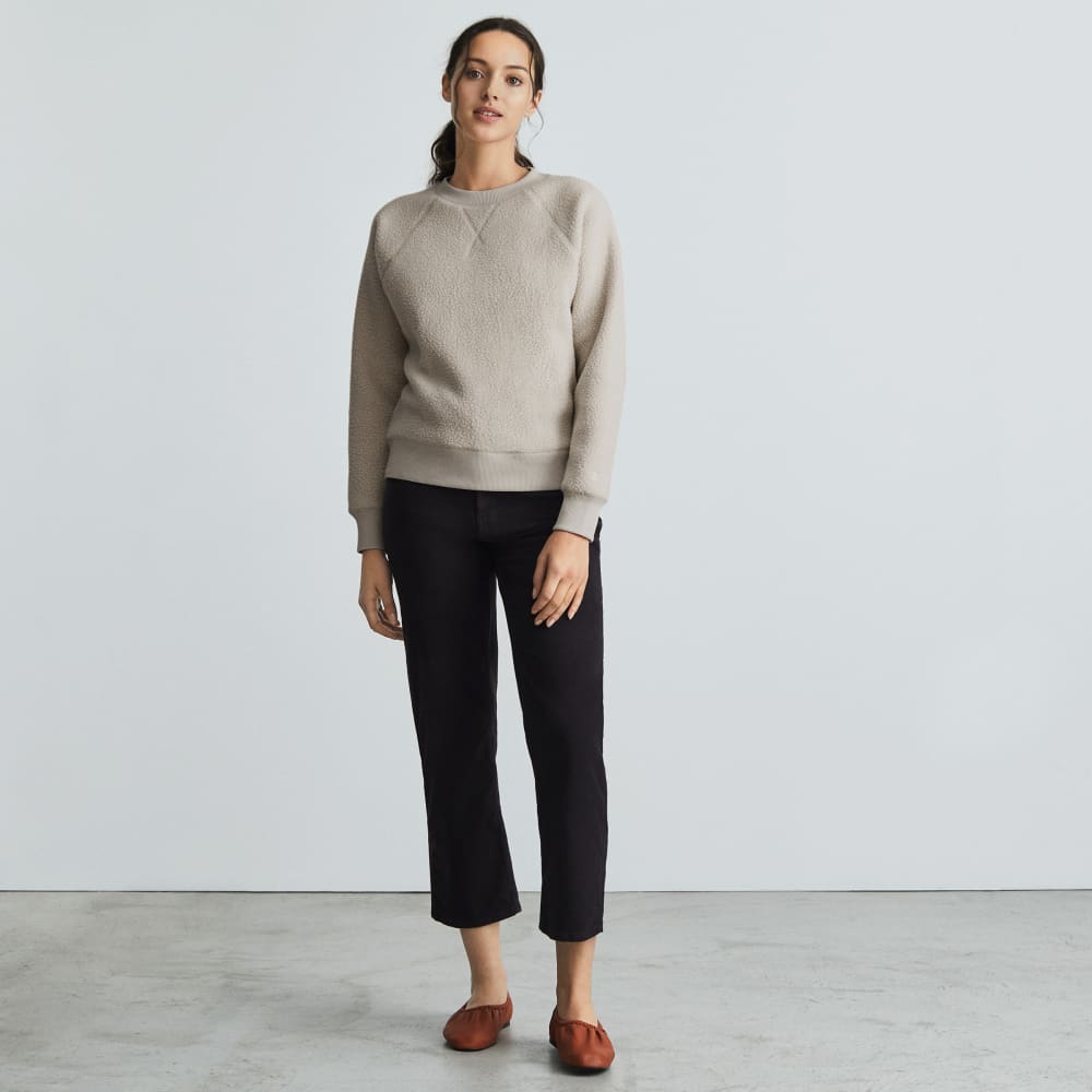 The ReNew Fleece Raglan Sweatshirt | Sandstone