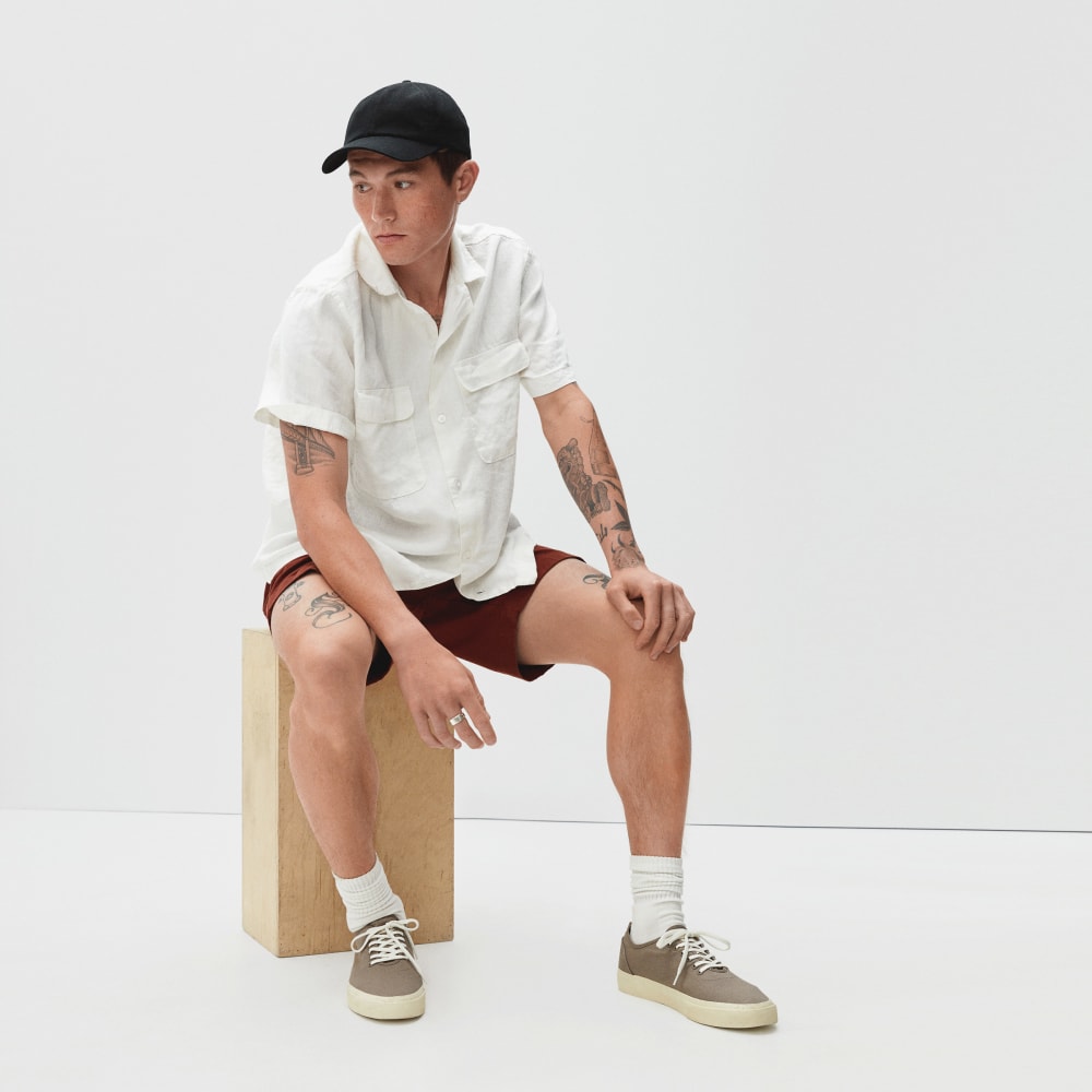 The Resort Shirt in Linen | White