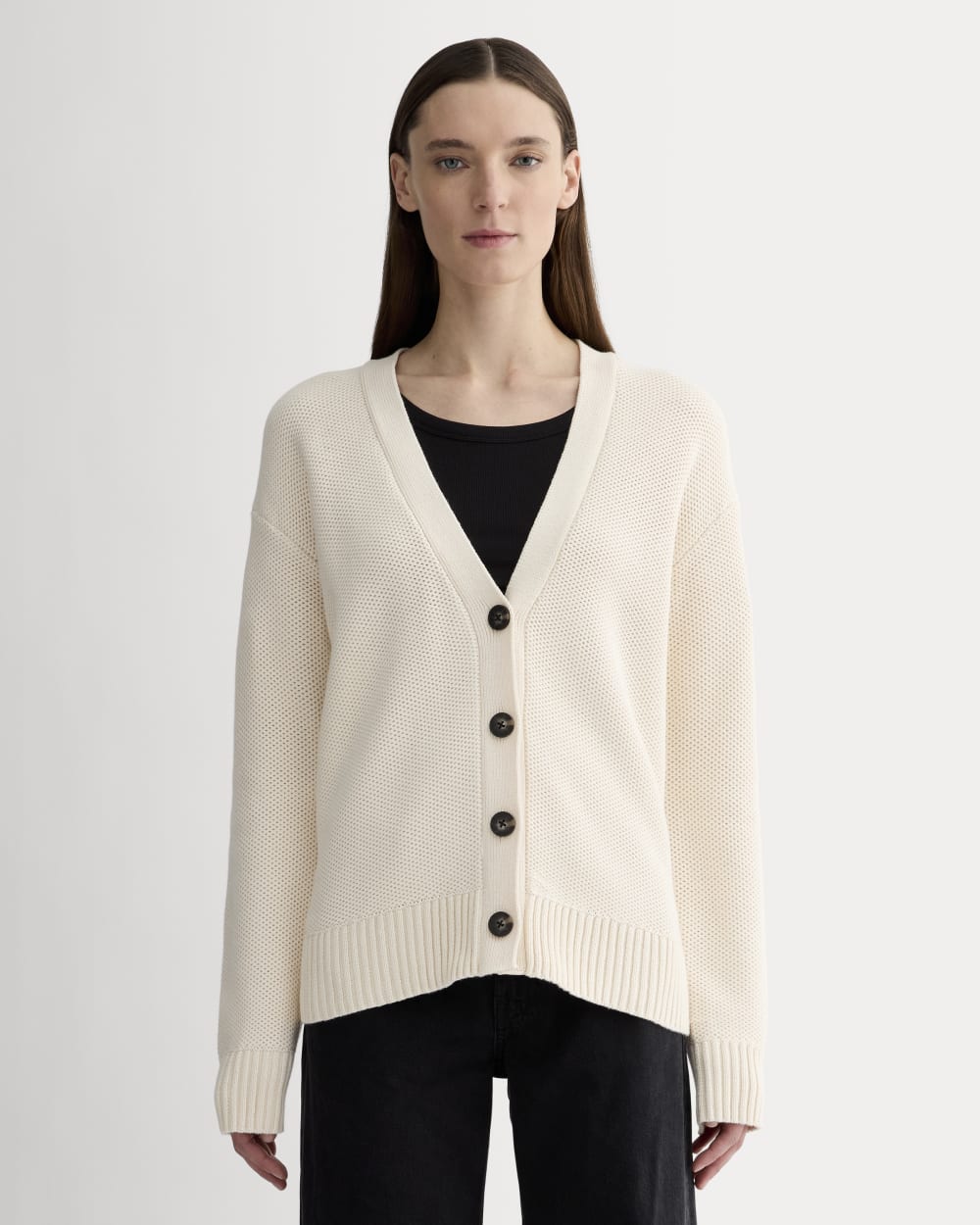 The Cotton Honeycomb Cardigan | Canvas