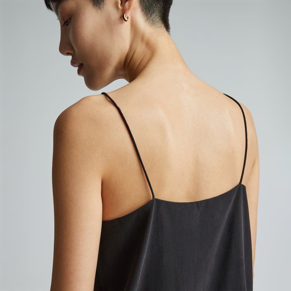 The Washable Clean Silk Cami | Black