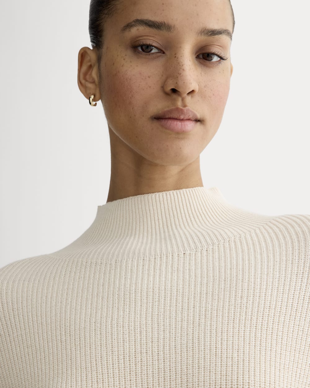 The Slouchy Funnel Neck in Everyday Cotton | Canvas
