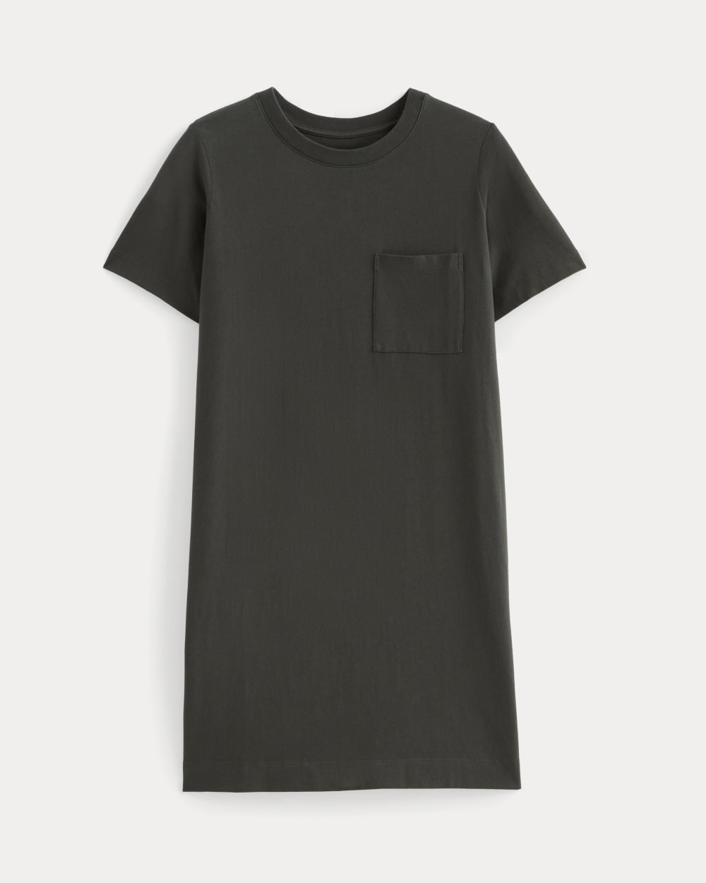 The Organic Cotton Weekend Tee Dress | Washed Black