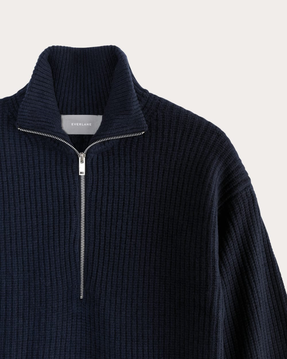 The Half-Zip Sweater in Luxe Merino | Navy