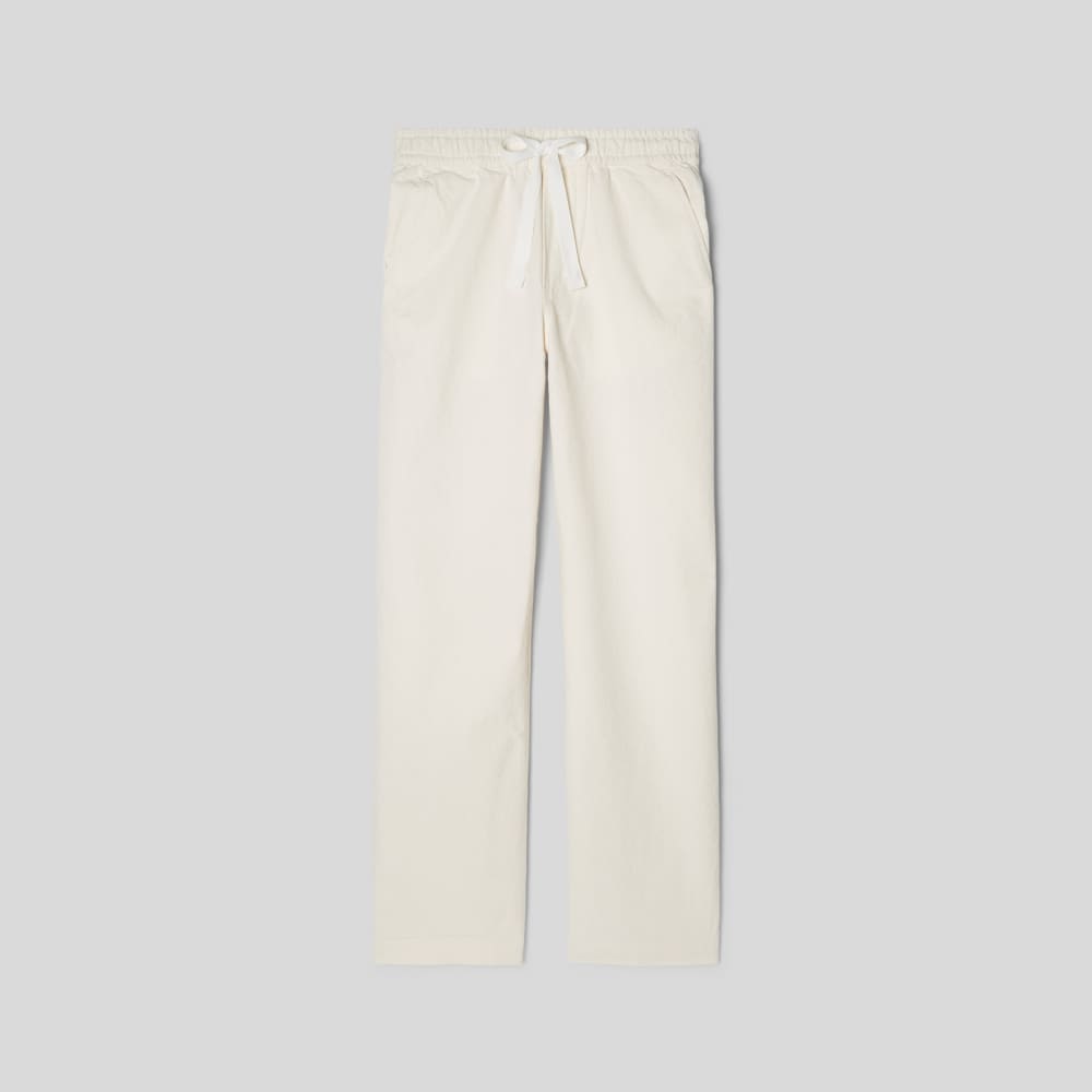 The Canvas Organic Cotton Drawstring Pant | Bone