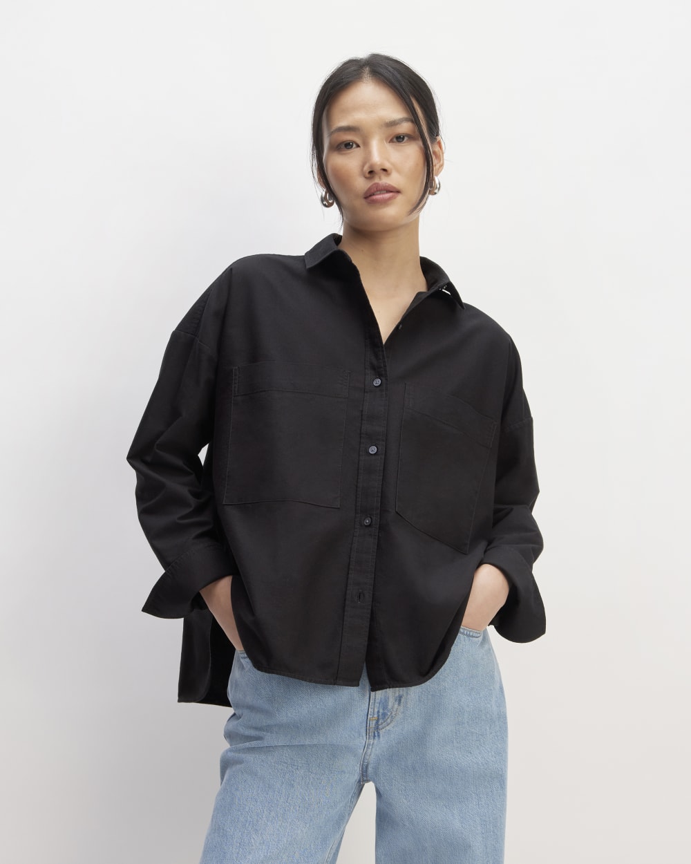 The Boxy Oxford | Black