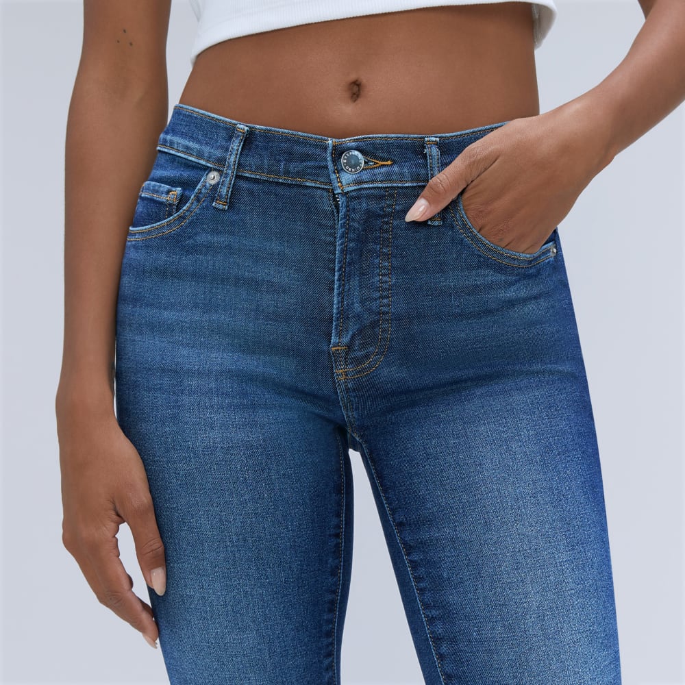 The Mid-Rise Skinny Stretch Jean | Dark Indigo