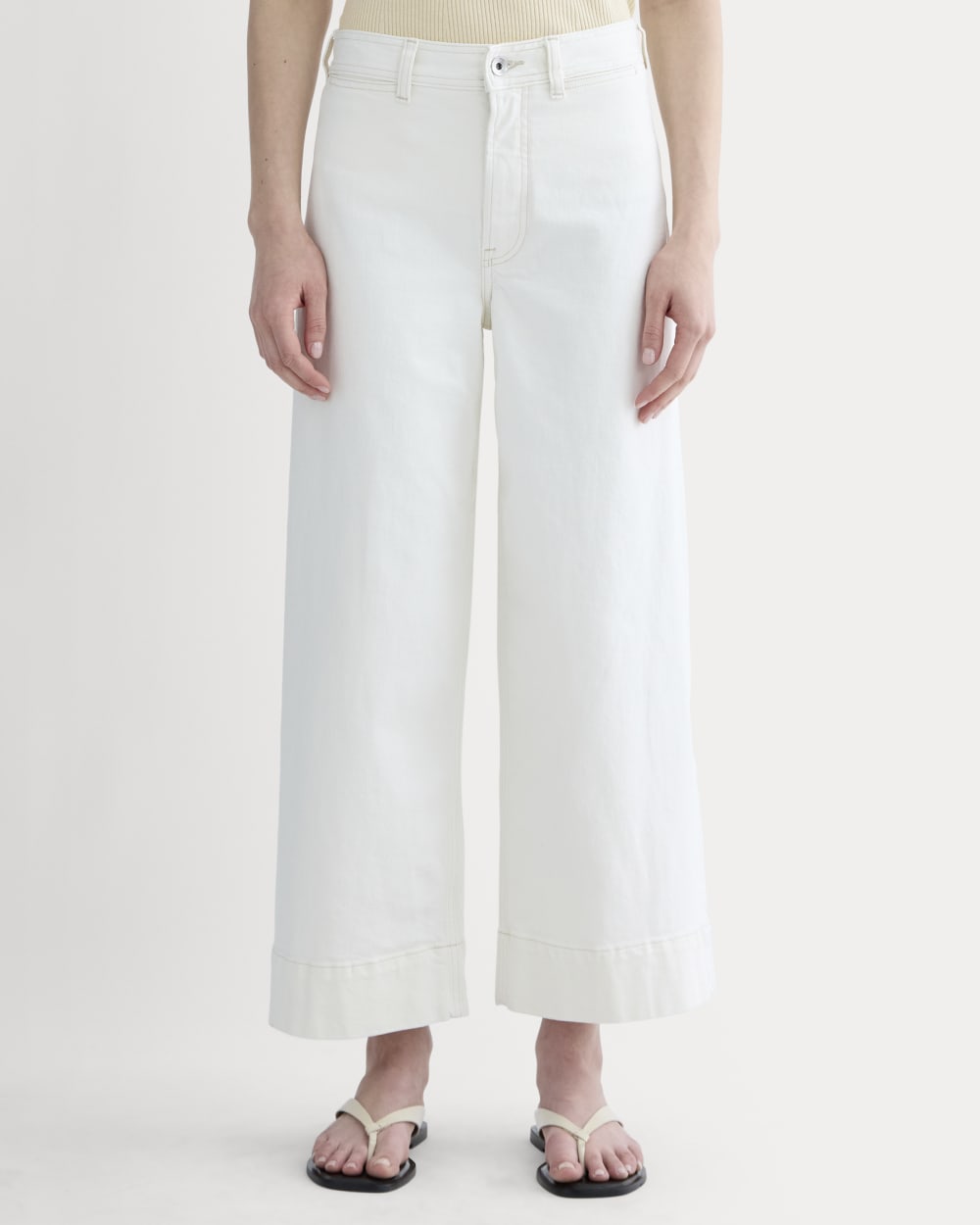 The Mariner Cropped Jean | Calico Ecru