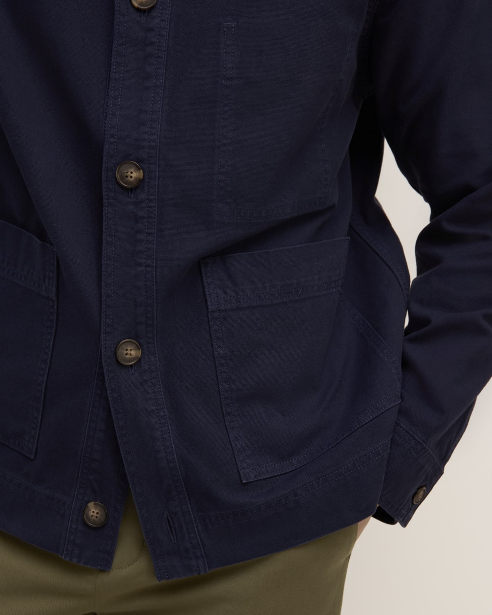 The Organic Cotton Chore Jacket | Navy