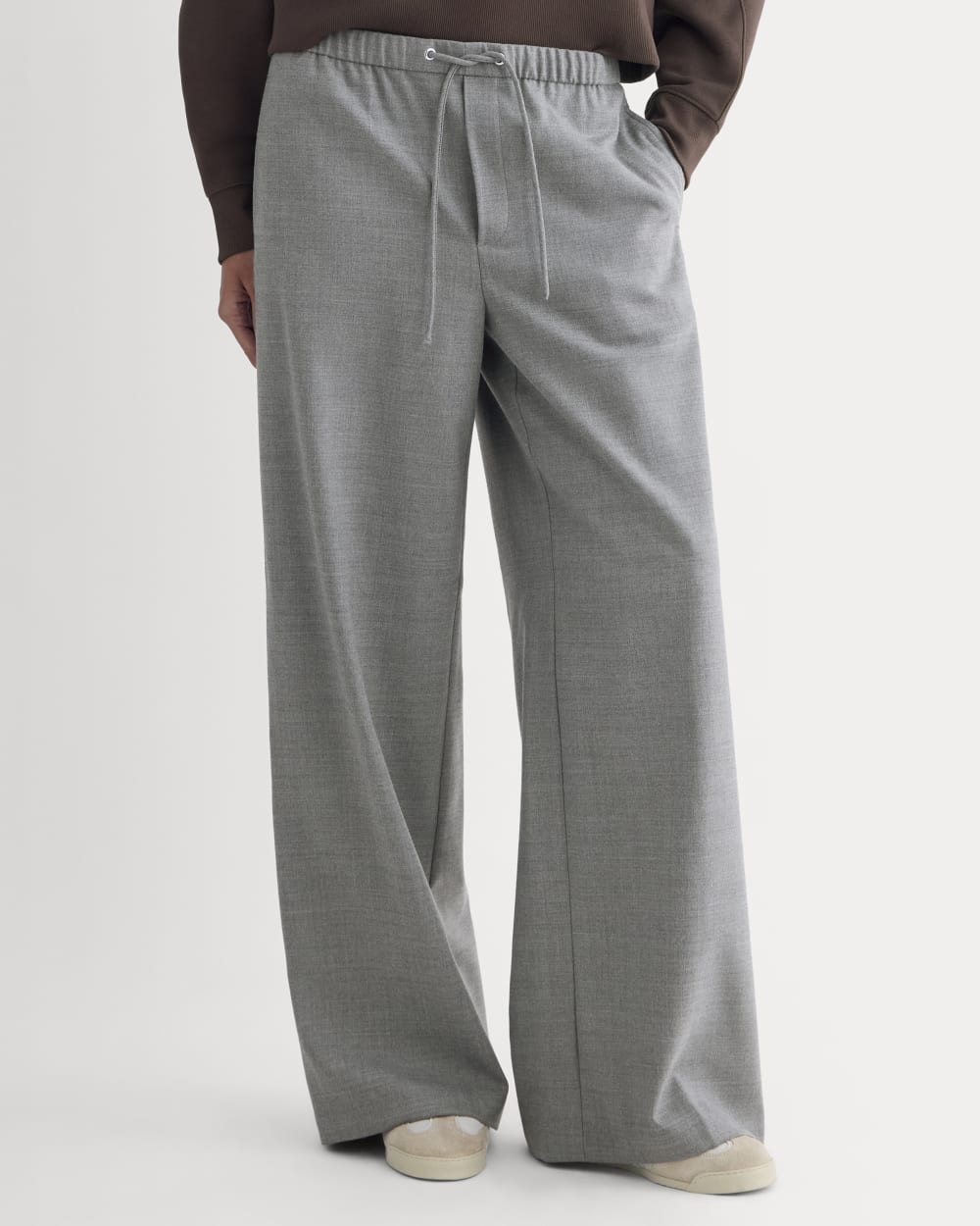 The Pull-On Trouser in Tailor Twill | Heather Graphite