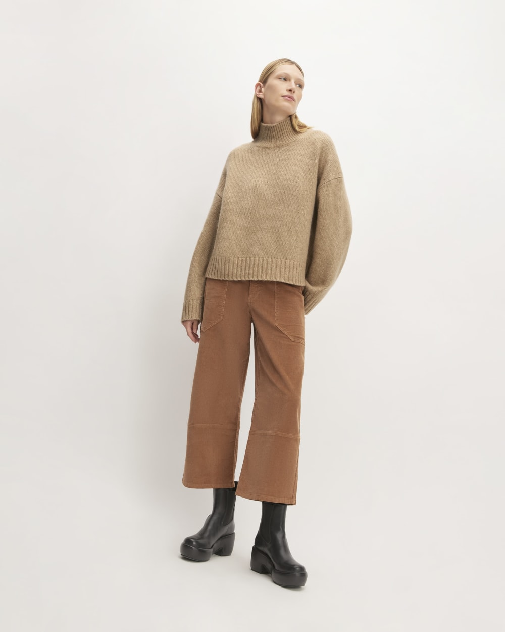 The Cloud Oversized Turtleneck | Tiger's Eye