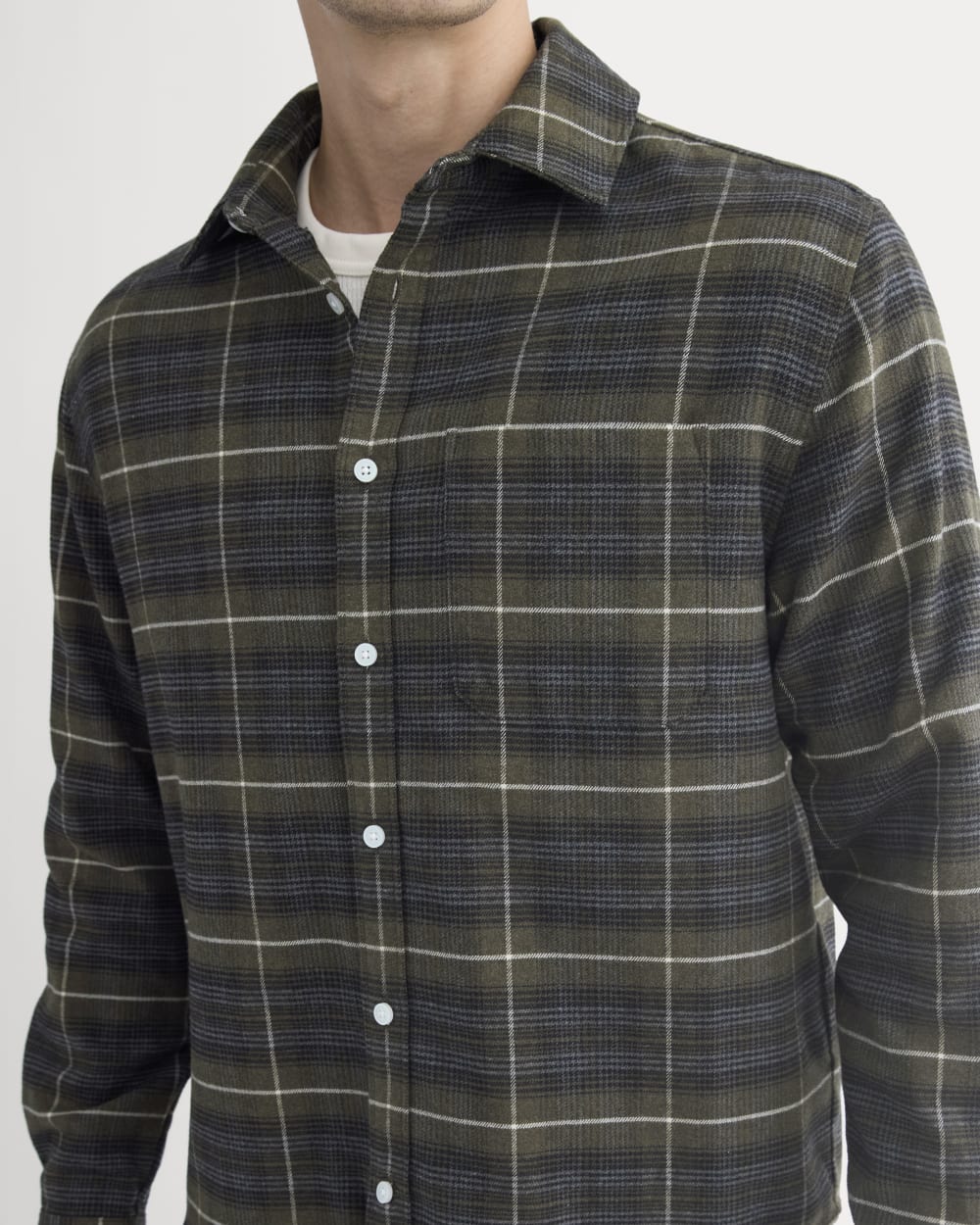 Brushed Flannel Shirt | Heather Beech