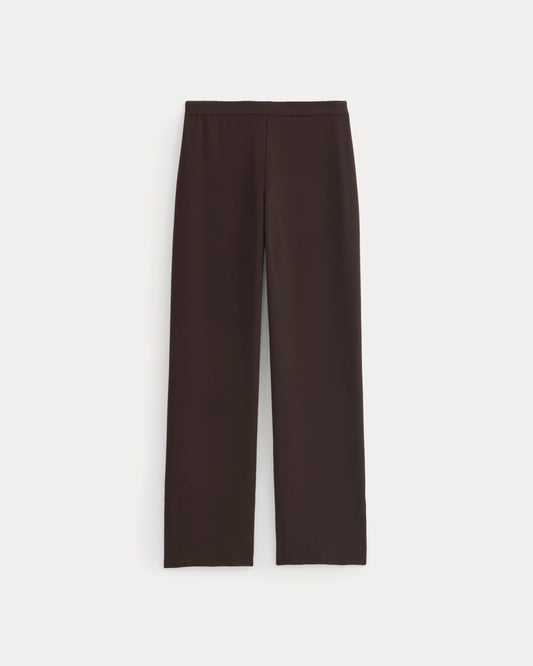 Drapey Crepe Pant | Dark Chocolate