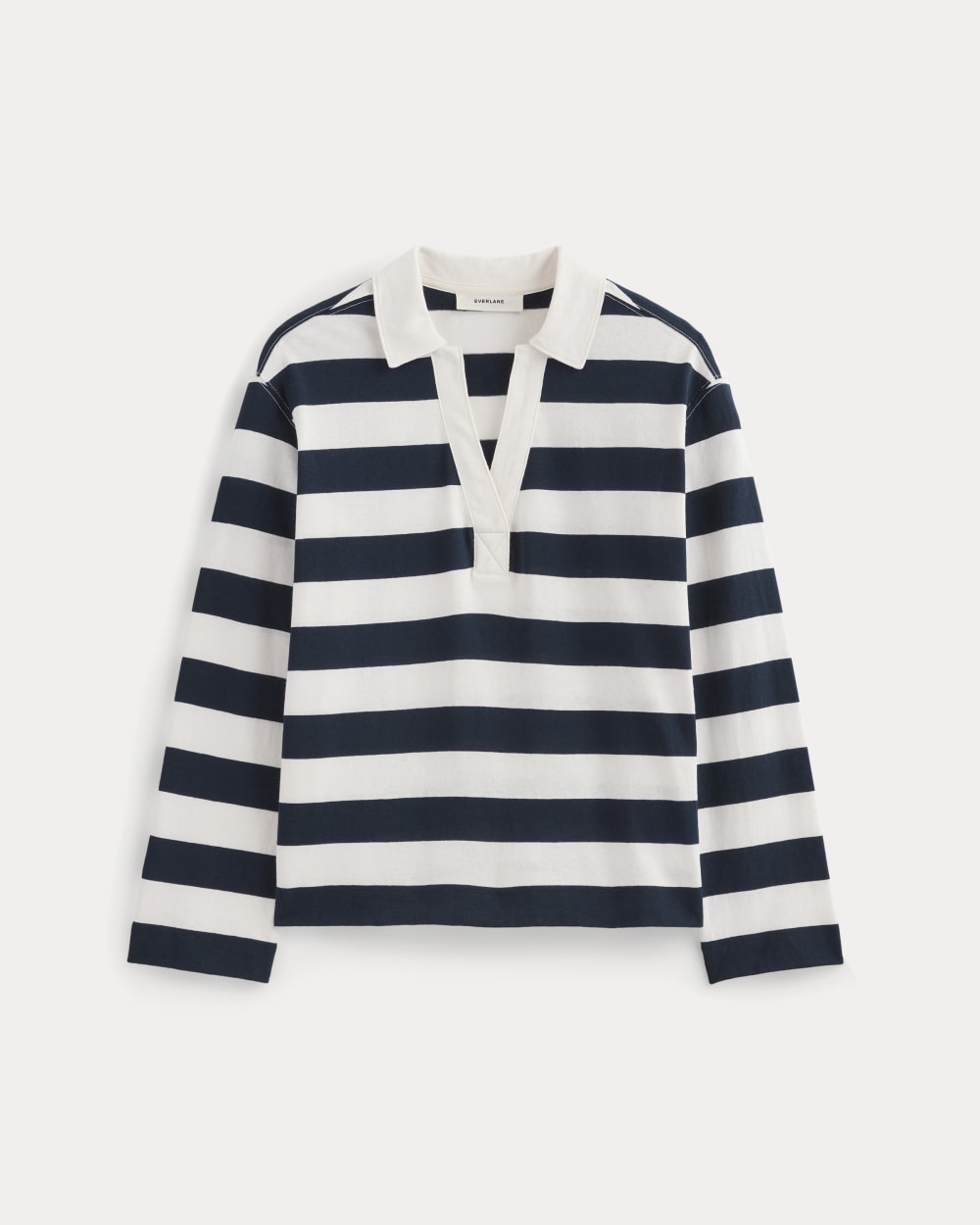 The Mariner Rugby Top | Navy / Bone