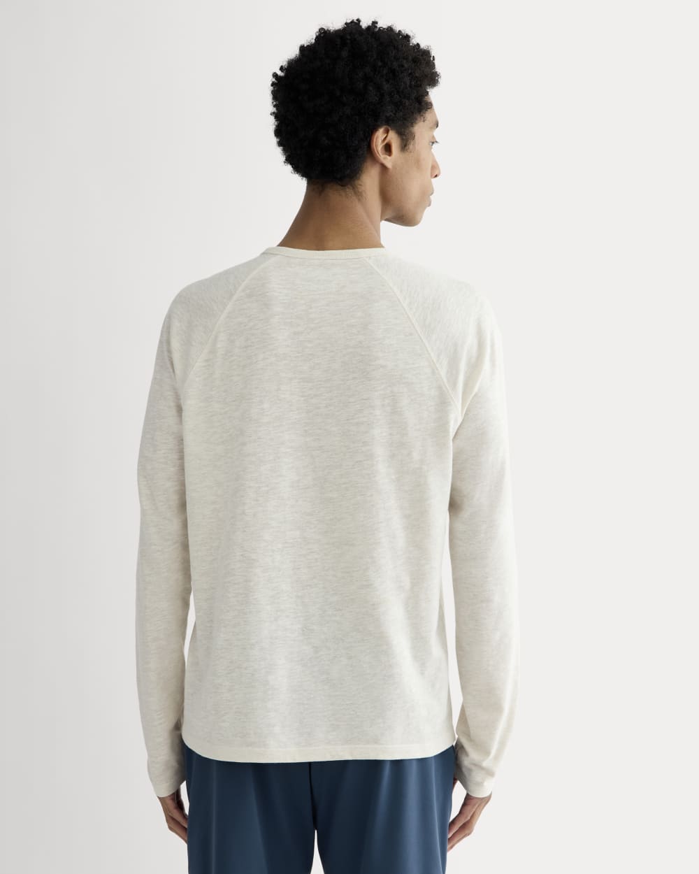 The Rec Long-Sleeve Crew | Heathered Oat