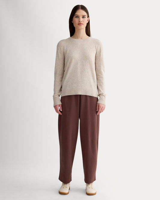 The Off-Duty Barrel Pant | Dark Mahogany