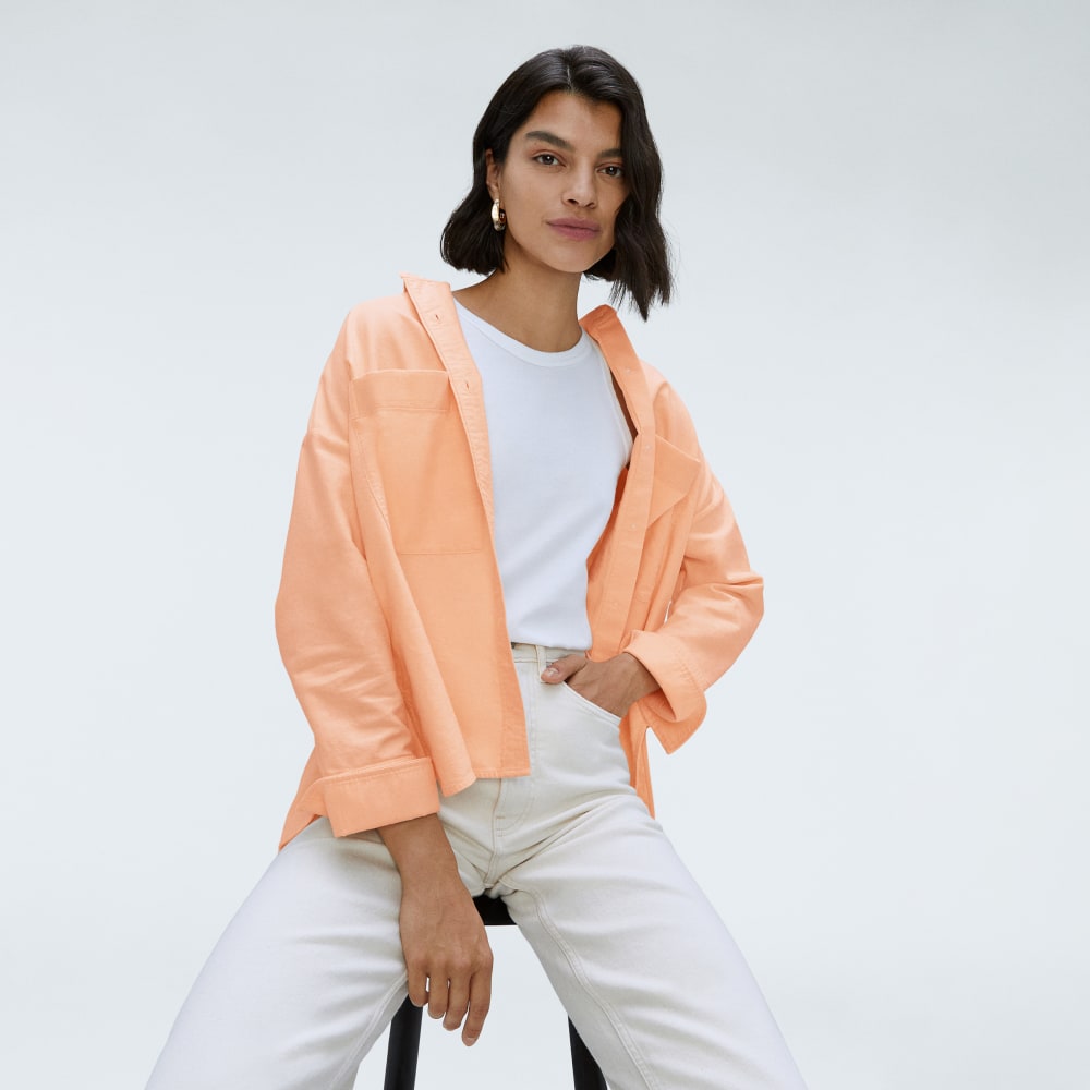 The Boxy Oxford | Apricot