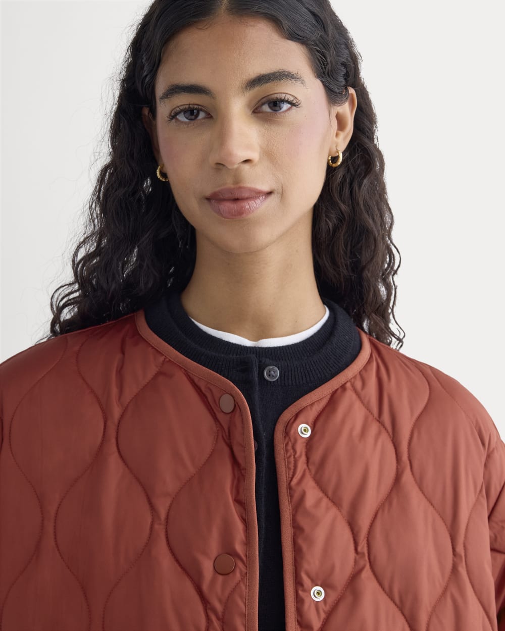 The Quilted Liner | Merlot