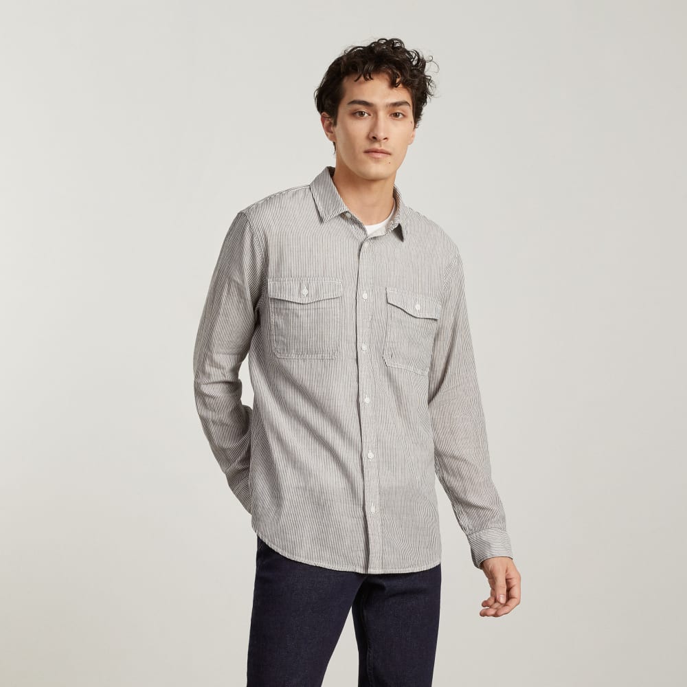 The Long-Sleeve Summer Shirt | Black / White