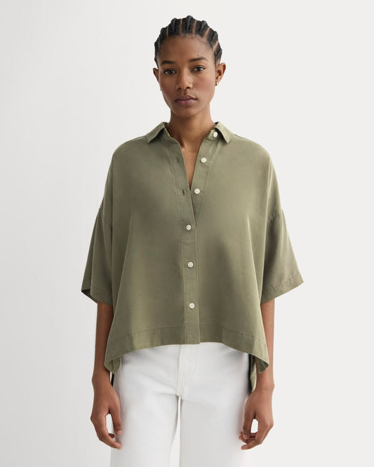The Short-Sleeve Square Shirt in Butterlite | Kalamata