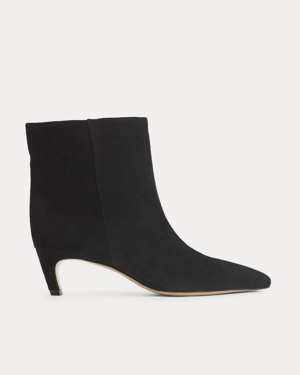 Studio Kitten Heel Bootie | Black Suede