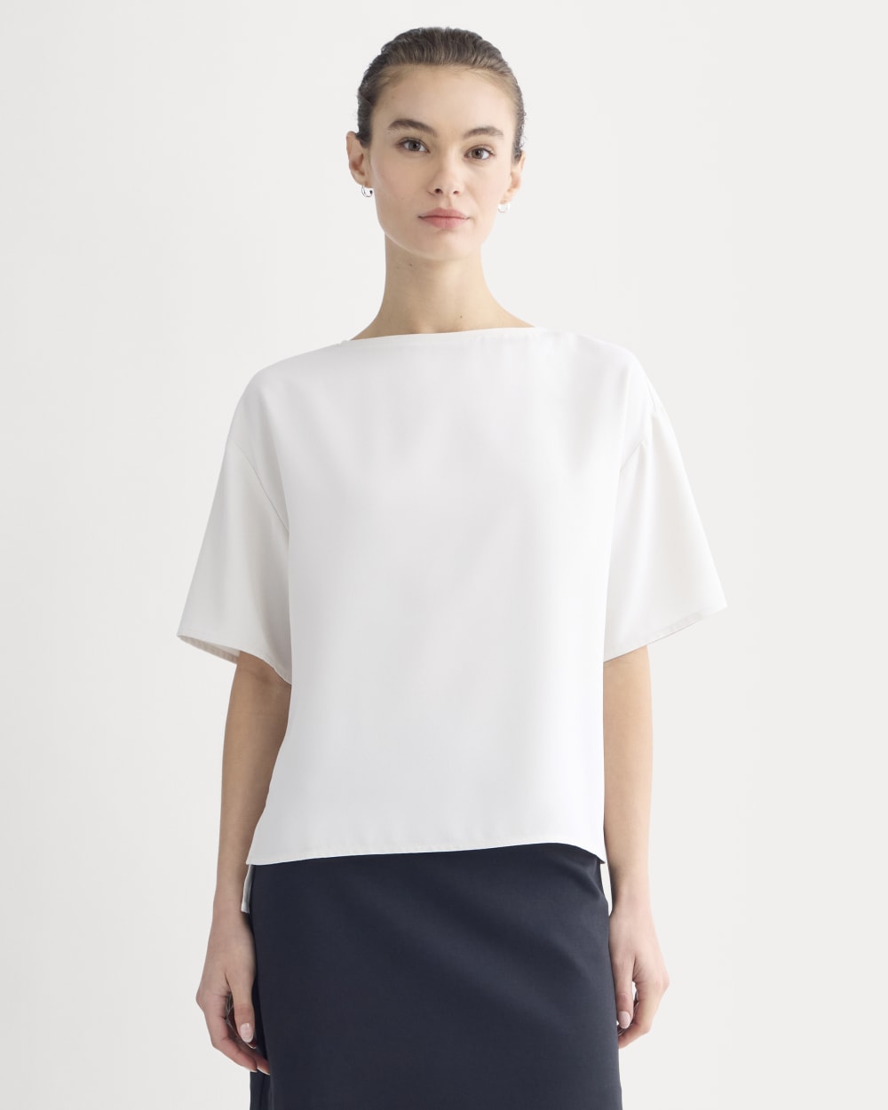 Drapey Crepe Top | Birch