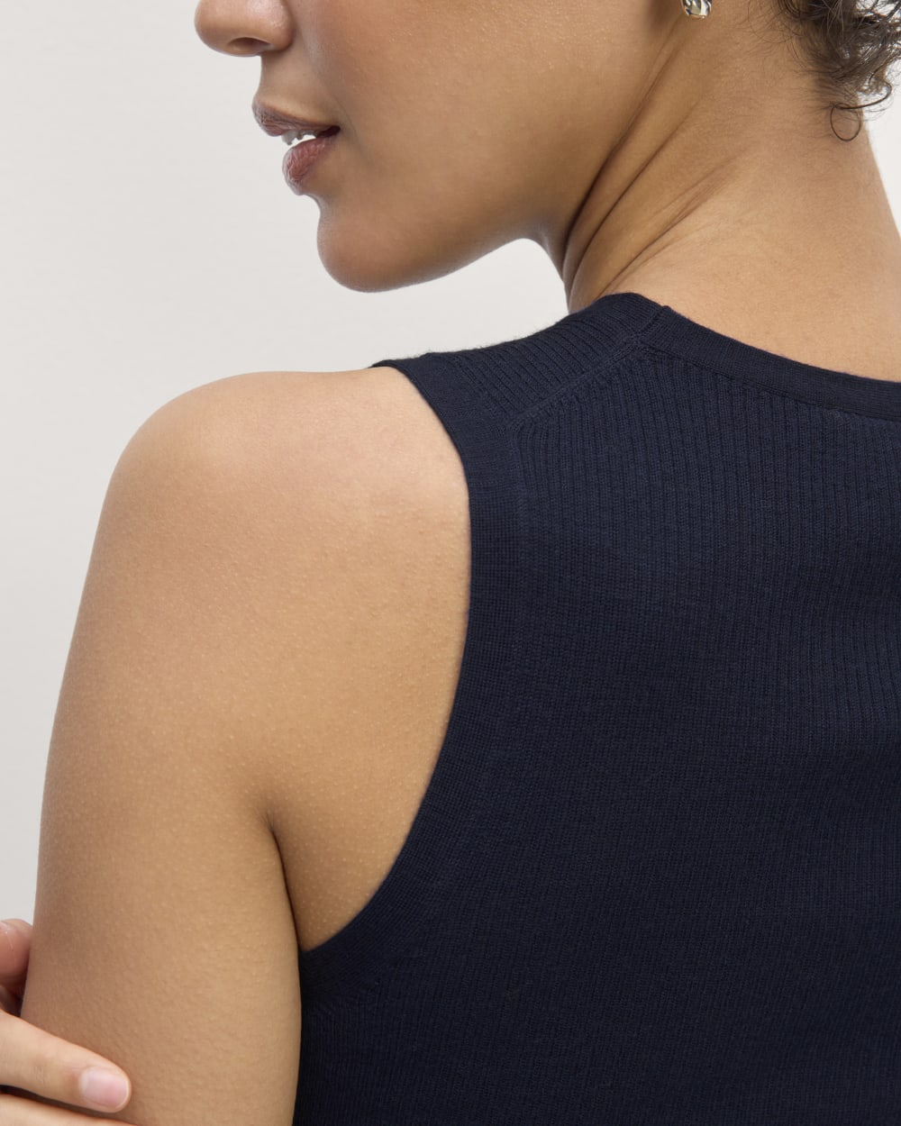 The Tank in Ultrasoft Merino | Navy