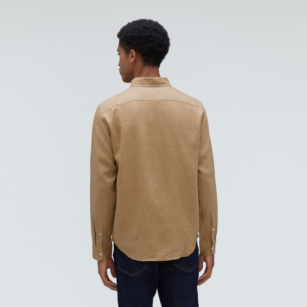 The Classic Shirt in Linen | Iced Coffee