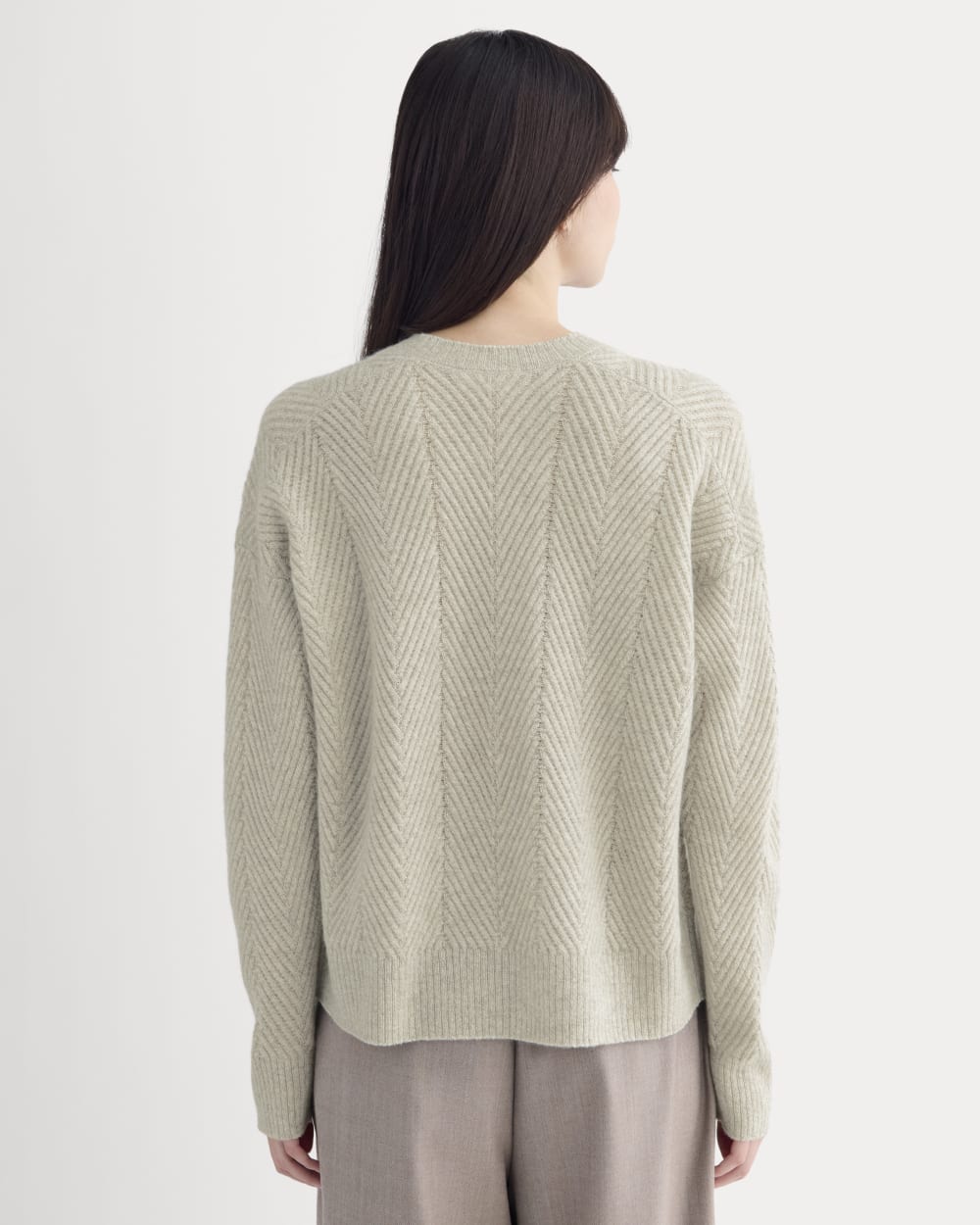Cashmere Herringbone Sweater | Canvas