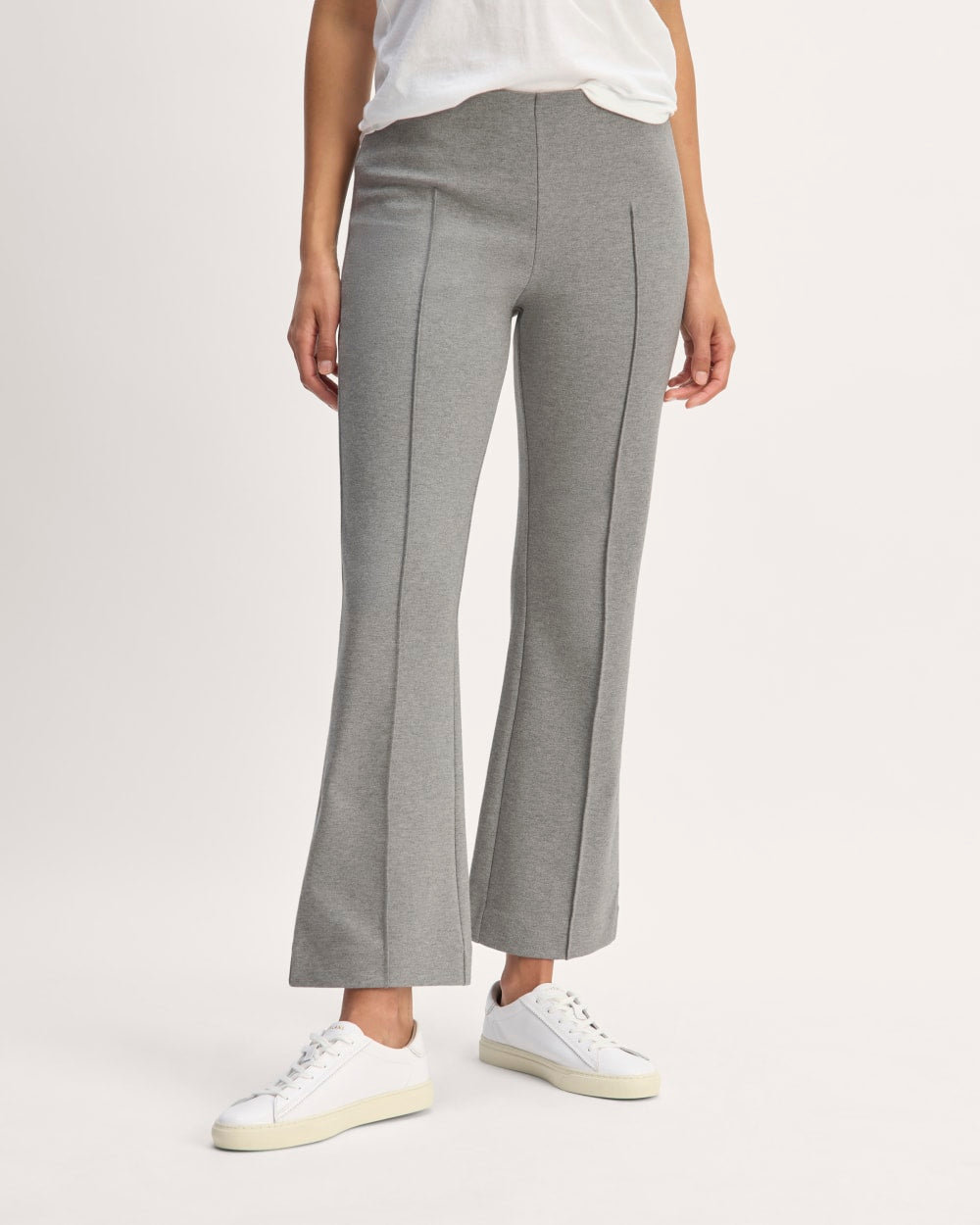 The Dream Kick Flare Pant | Mid Heather Grey