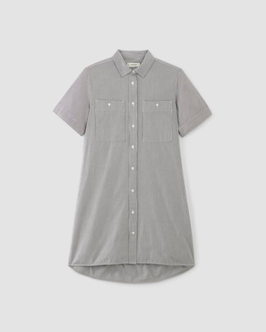 The Daytripper Dress | White / Black