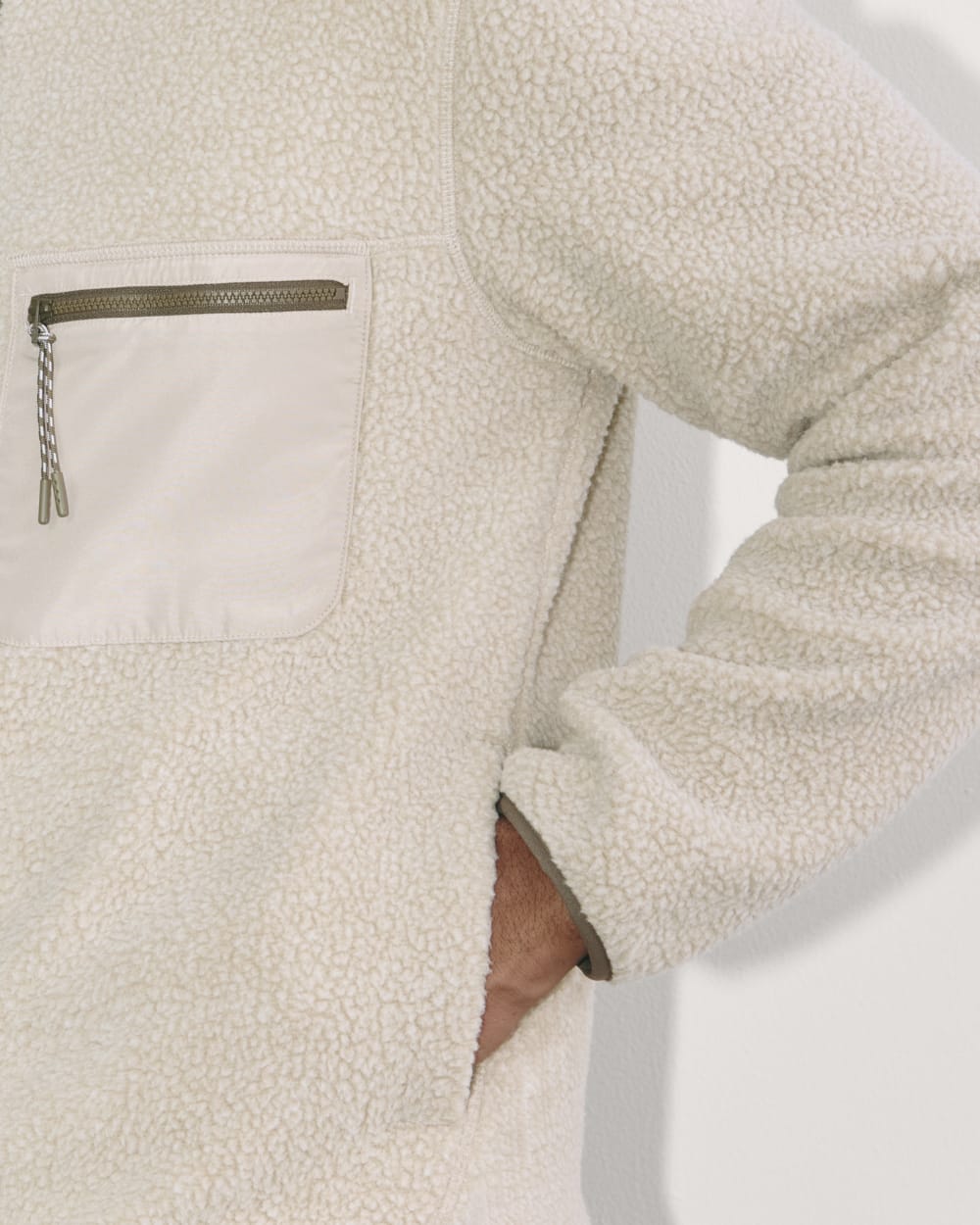 The Teddy Quarter-Zip Fleece | Heathered Oat