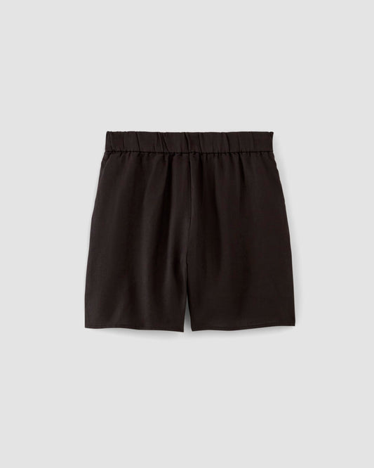 The Linen Easy Short | Black