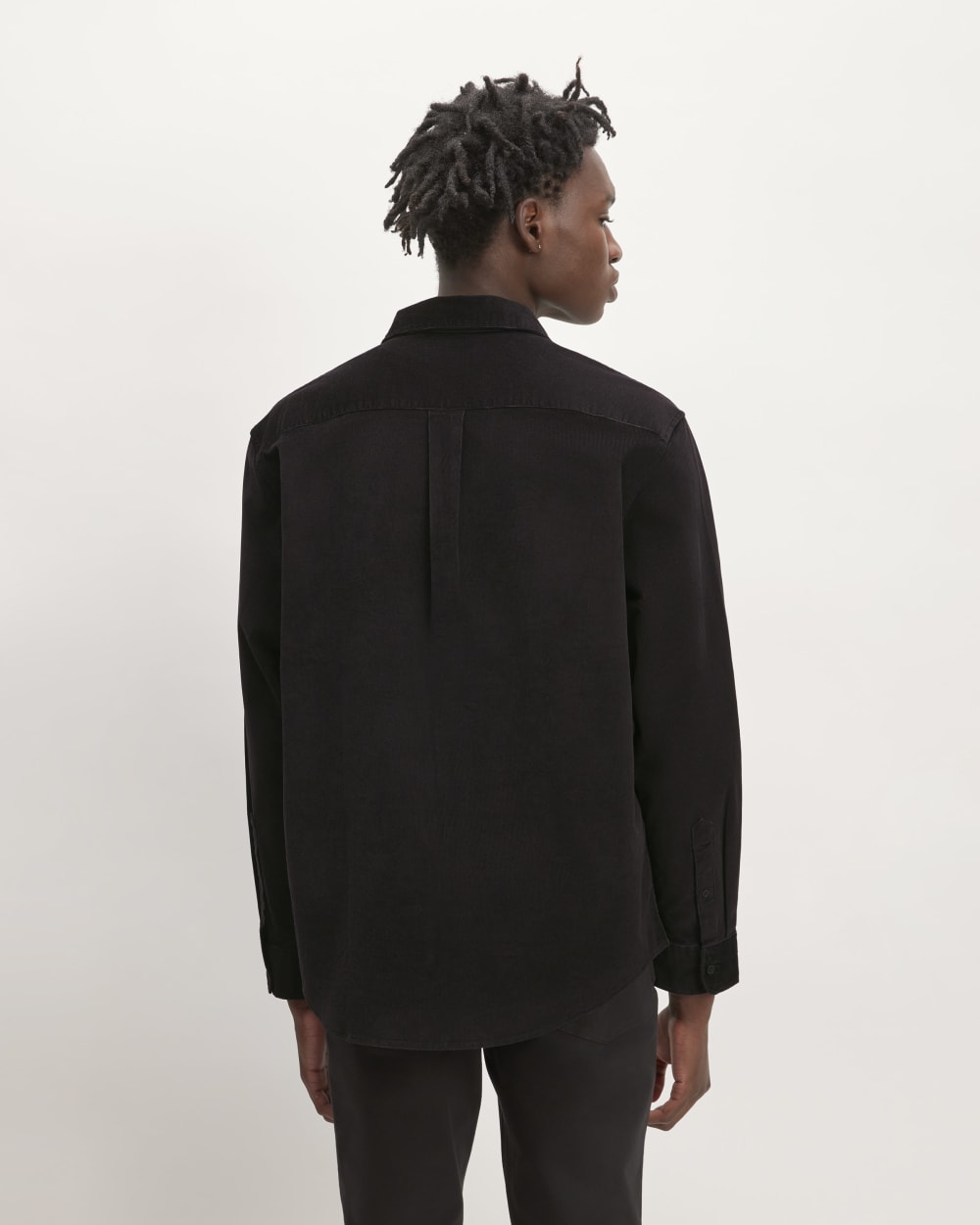 The Relaxed Corduroy Shirt  | Black