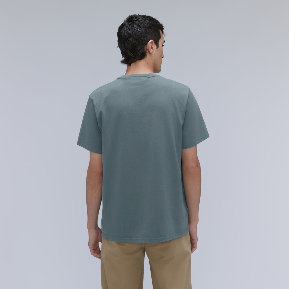 The Organic Cotton Pocket Tee | Greyish Blue