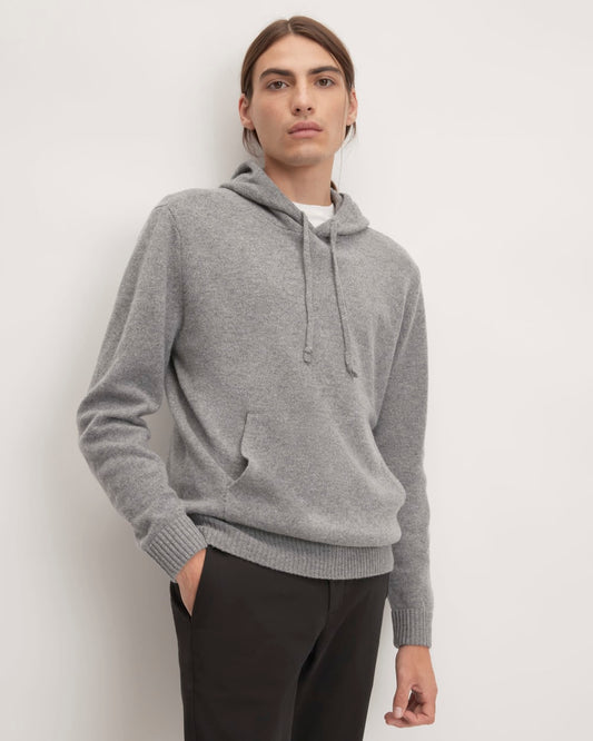 The Felted Merino Hoodie | Grey
