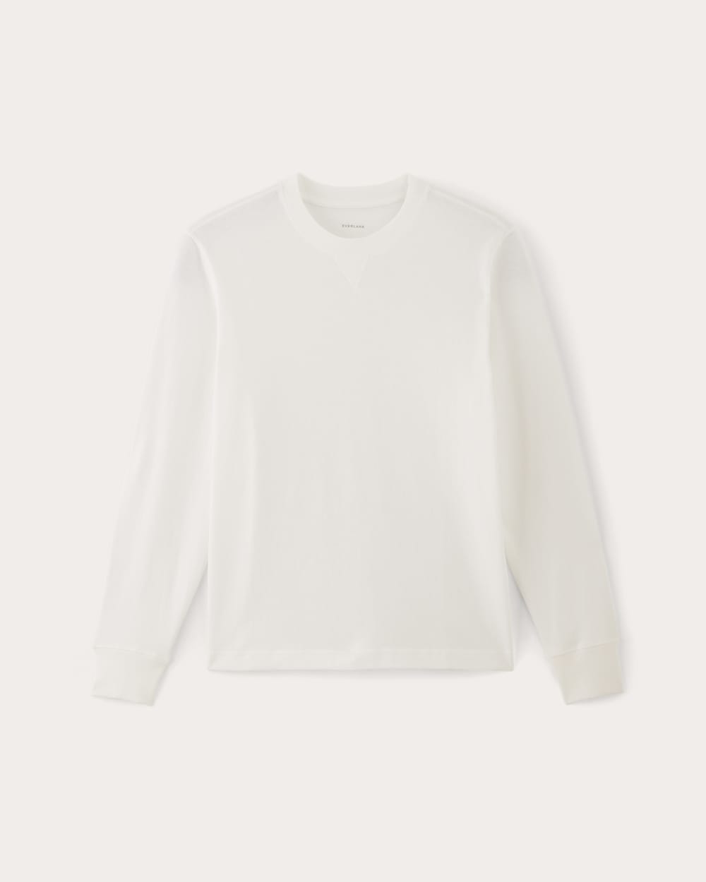 The Premium-Weight Relaxed Crew | White