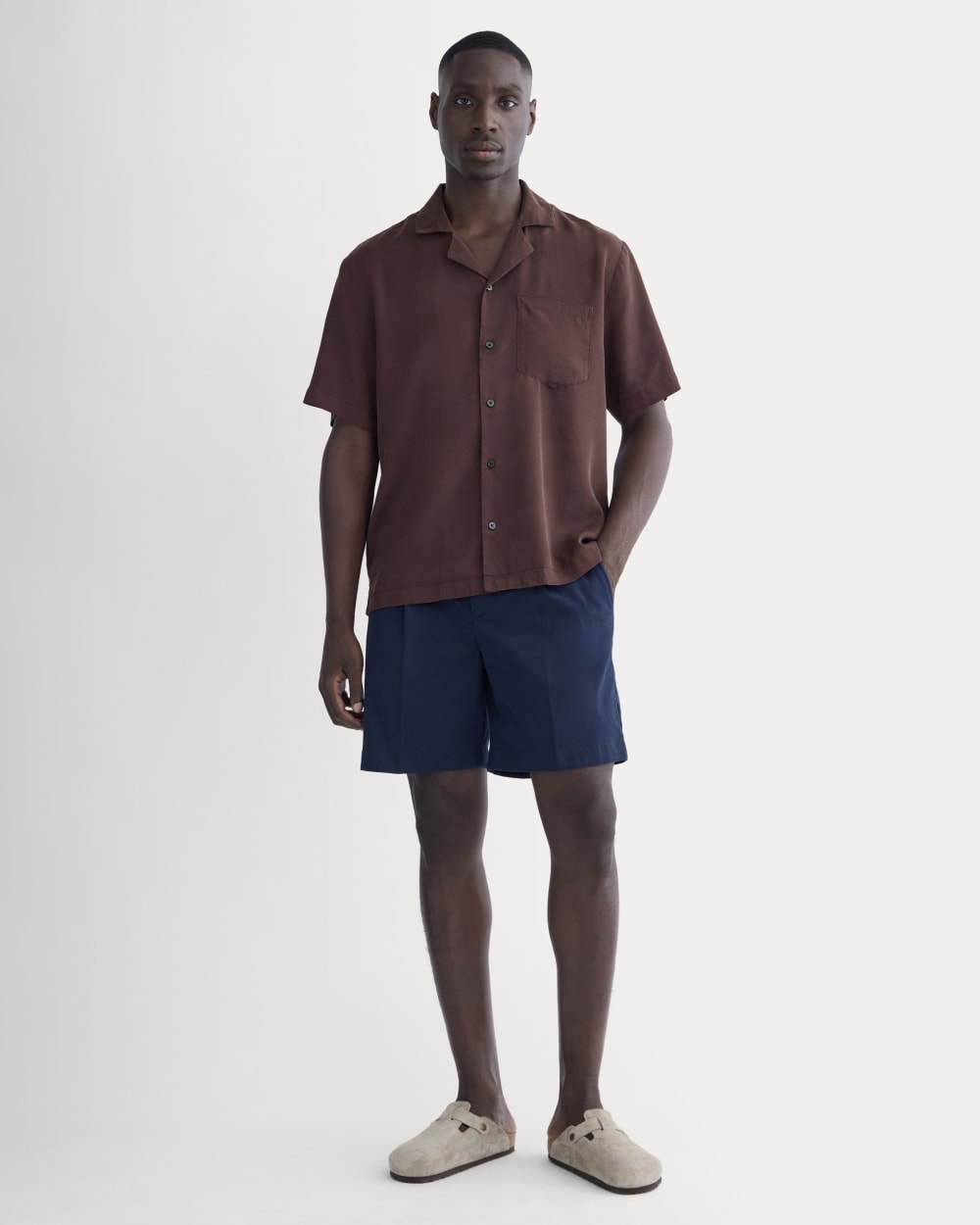 The Resort Shirt in Butterlite | Dark Mahogany