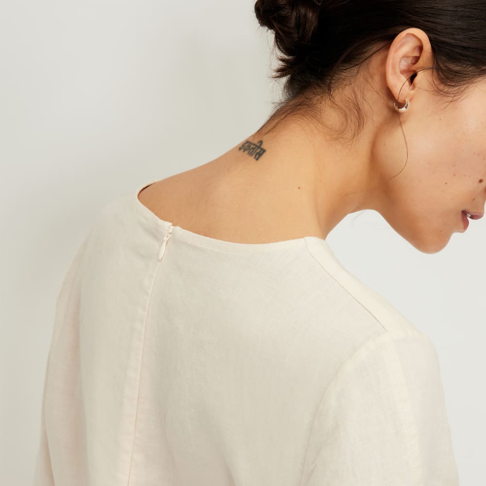 The Linen Long-Sleeve Top | Canvas