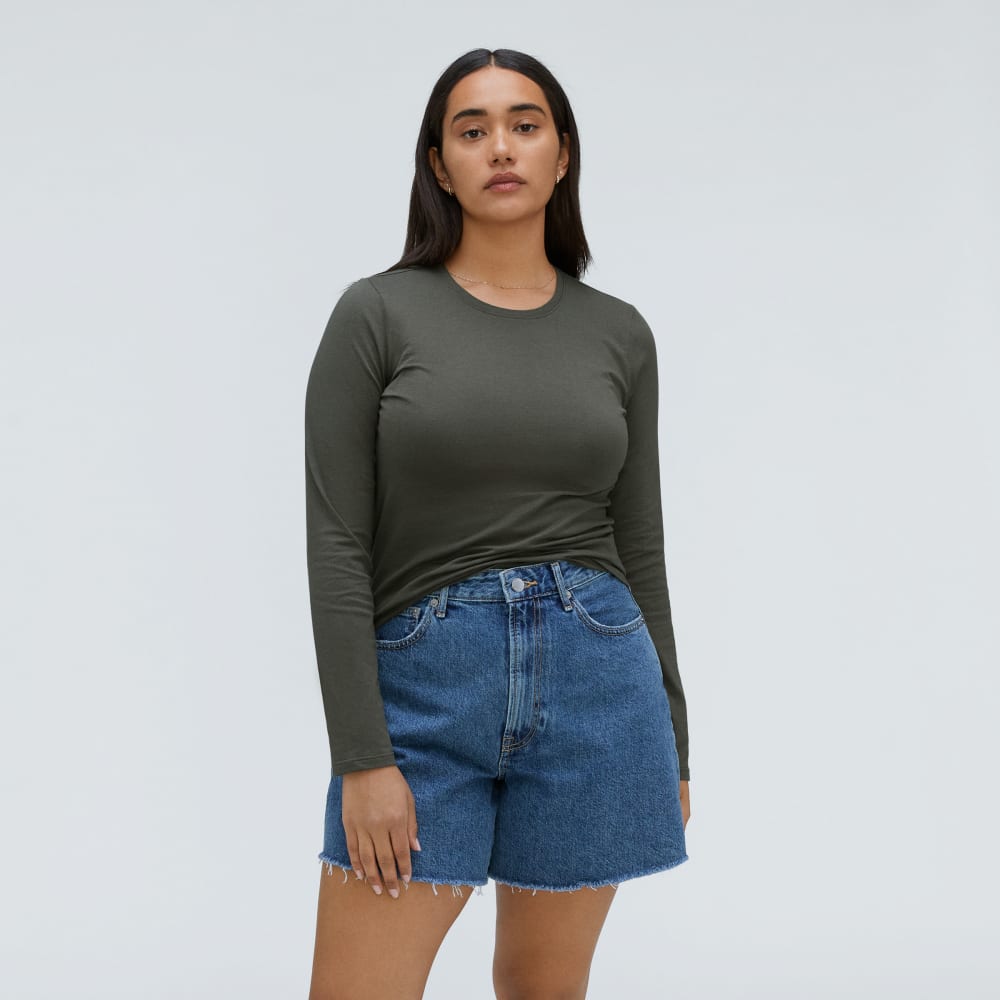 The Organic Cotton Long-Sleeve Crew | Kambaba