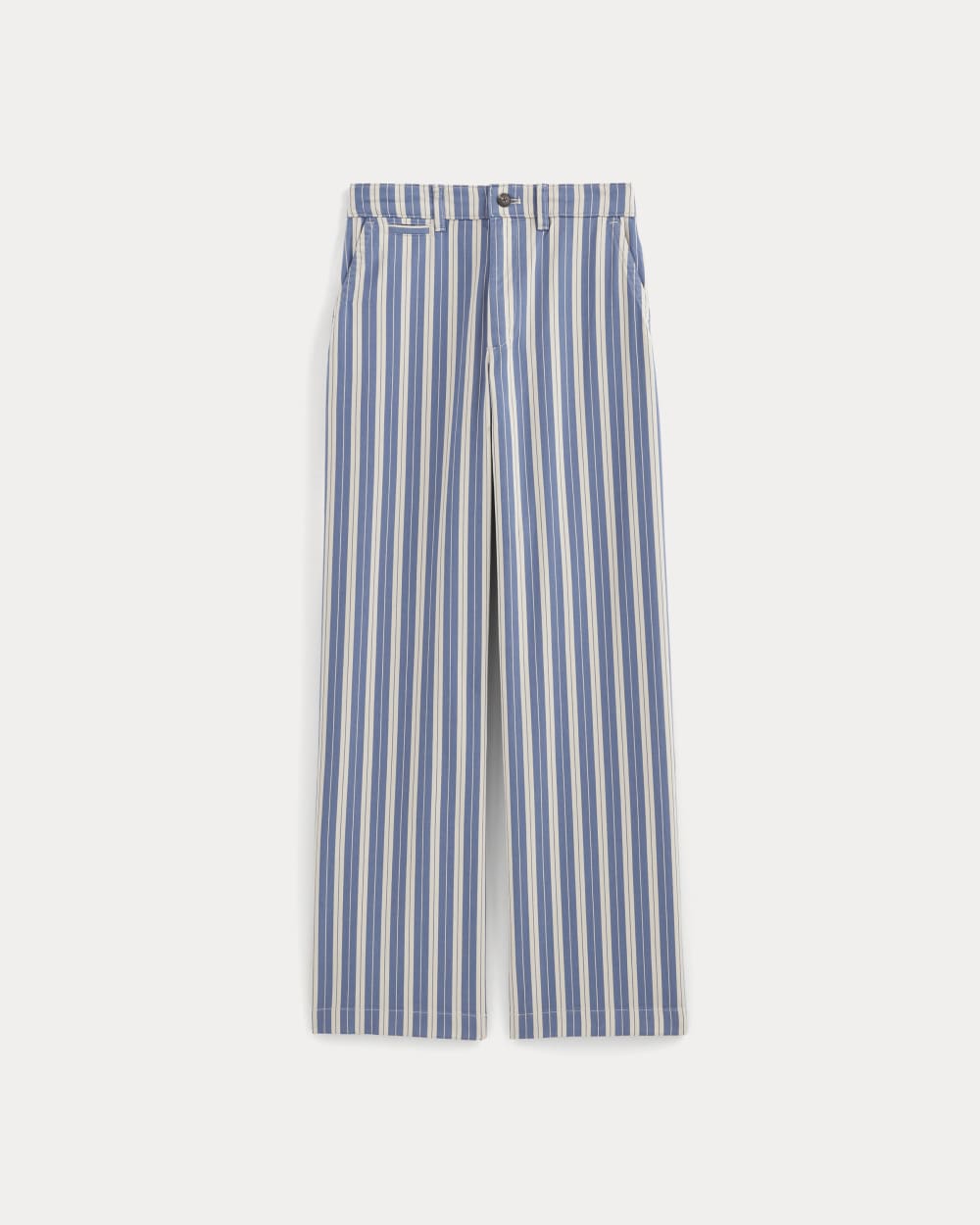 The Wide-Leg Chino | Dutch Blue / Natural