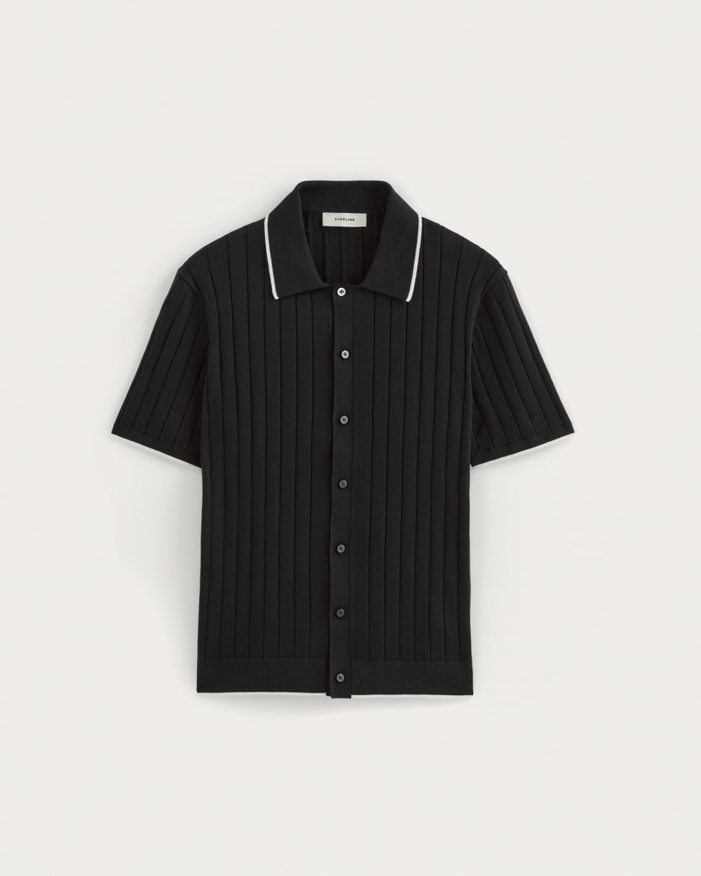 The No-Sweat Button-Down Polo |  Black