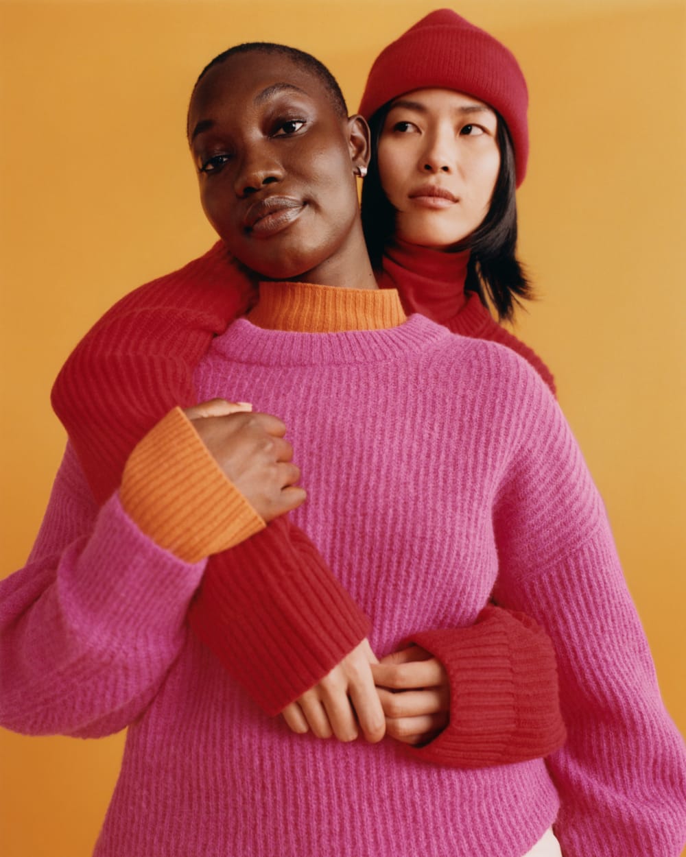 The Good Merino Wool Mockneck Sweater | Orange