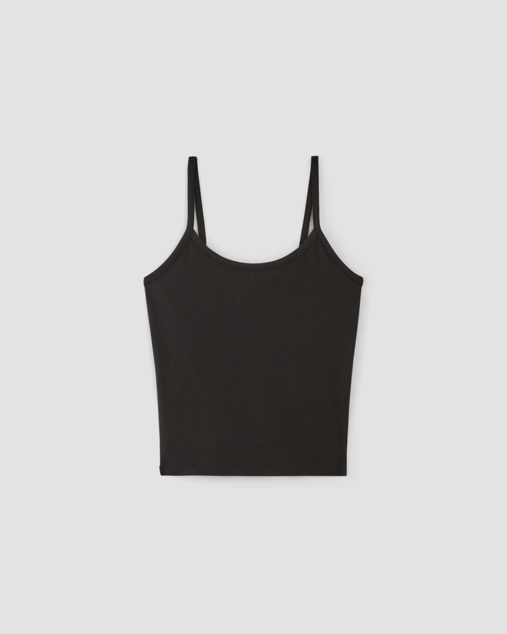 The Supima® Form Spaghetti Strap Cami | Black