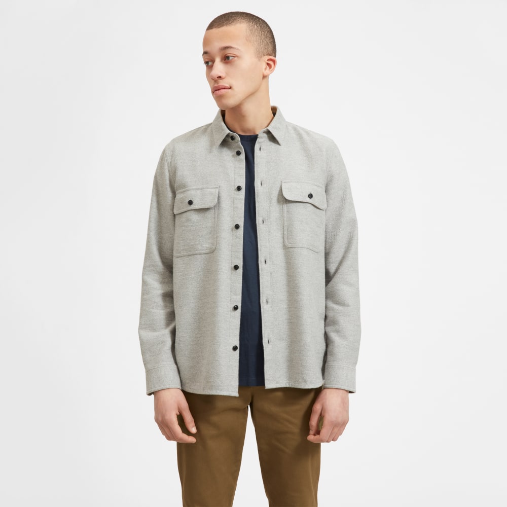 The Heavyweight Overshirt | Uniform |  Heathered Grey