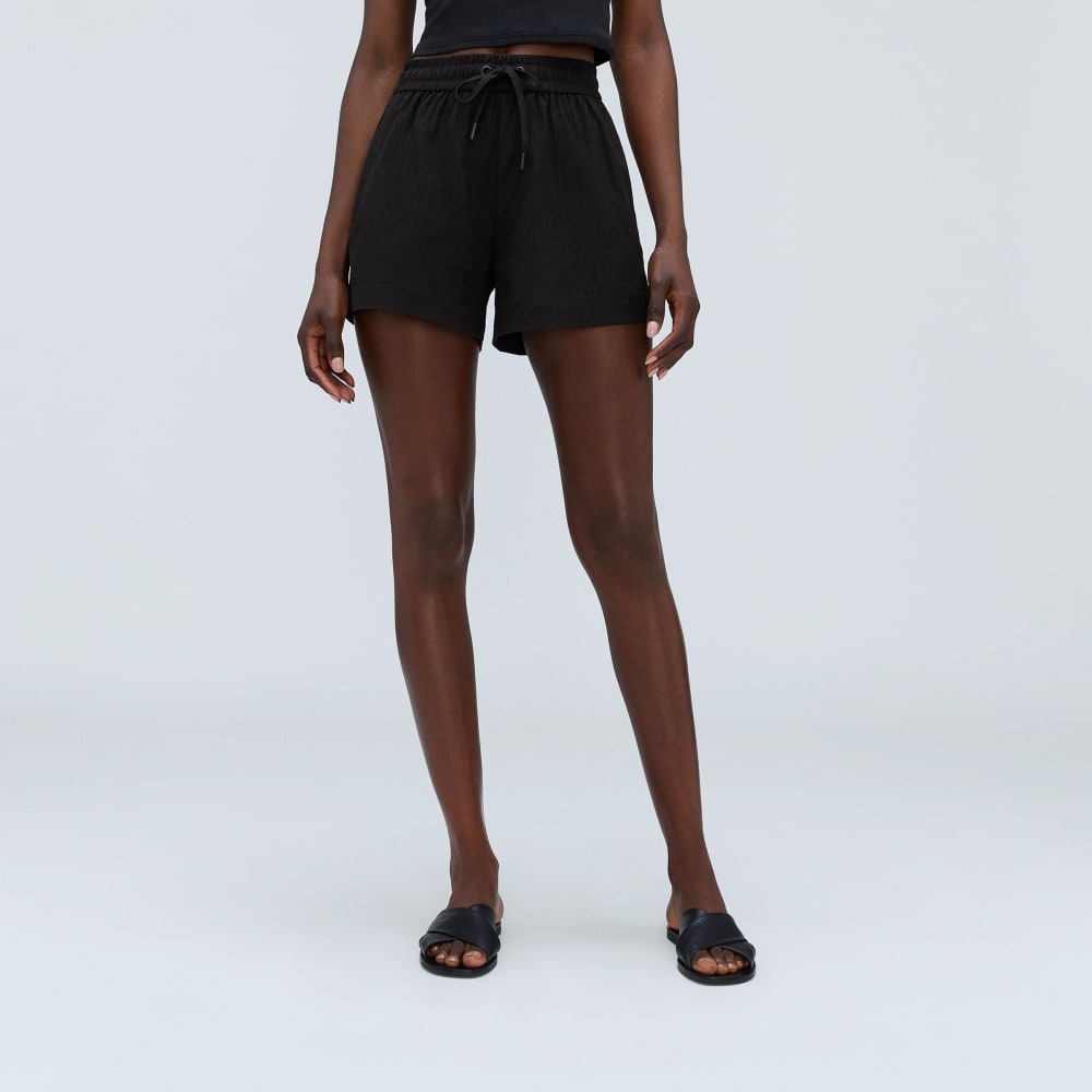 The Seersucker Boxer Short | Black