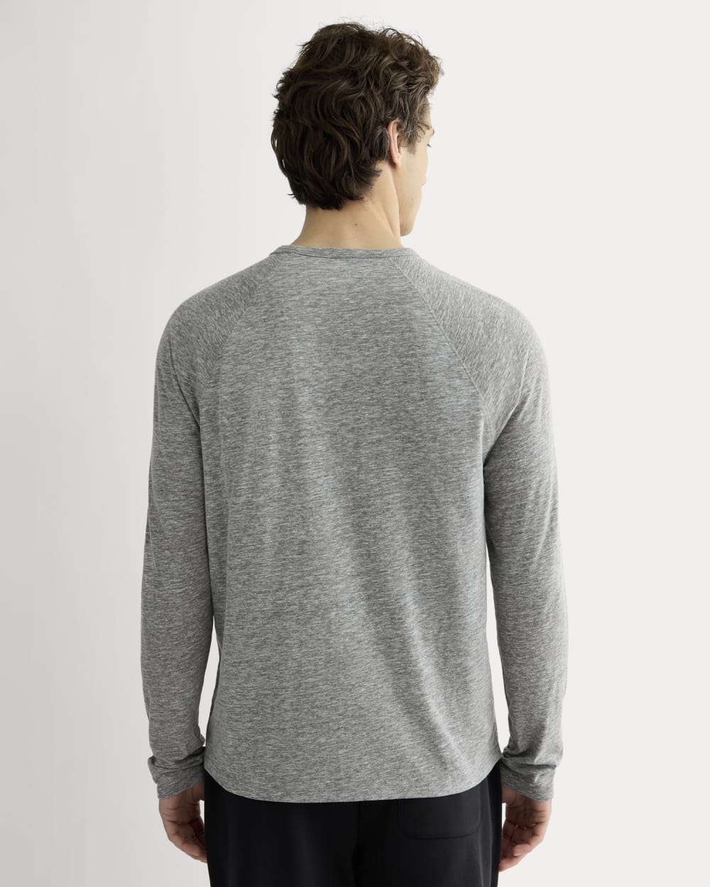 The Rec Long-Sleeve Crew |  Heathered Grey