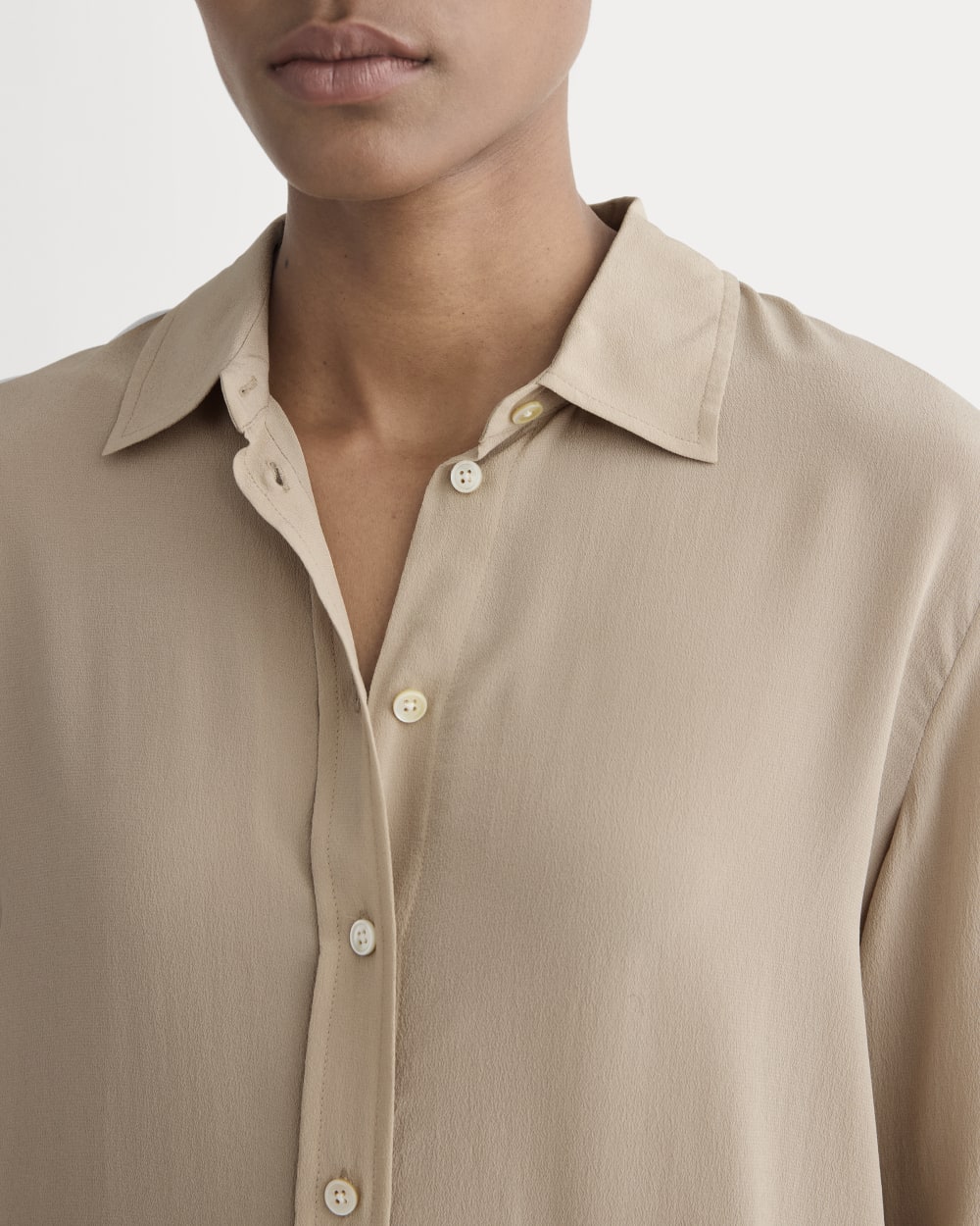 The Must-Have Shirt in Washable Silk | Burnt Sugar