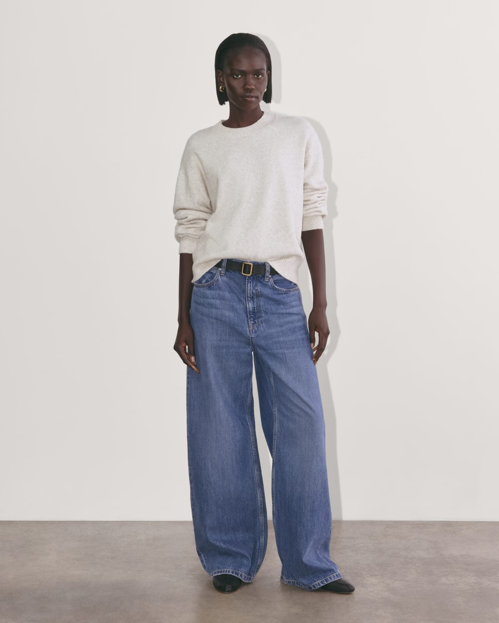 The Cocoon Crew in Plush Cotton | Heathered Oat