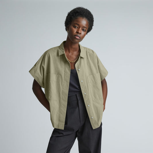 The Short-Sleeve Box Shirt | Seagrass