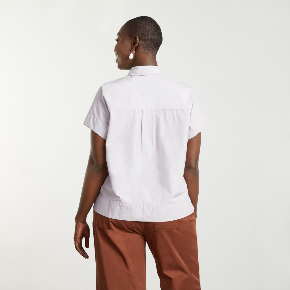 The Short-Sleeve Box Shirt | Dusty Lavender